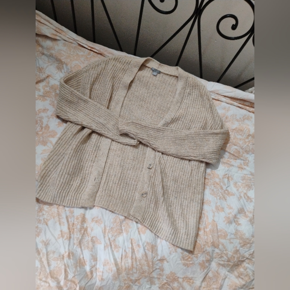 Falls Creek Beige Women's Cardigan